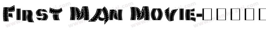 First Man Movie字体转换